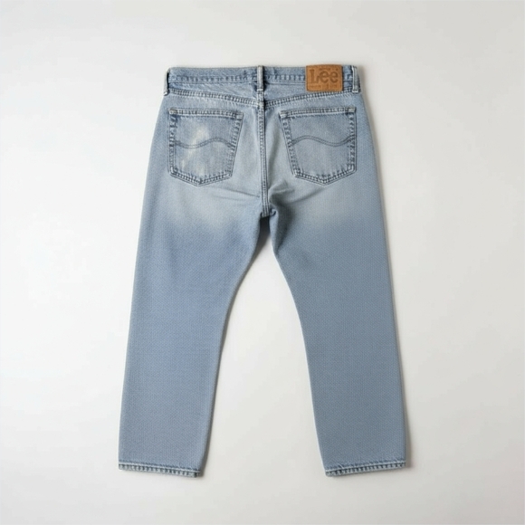 Vintage Lee Men's 34x29 Regular Fit Distressed Denim Jeans - Picture 2 of 4